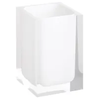 Pahar pentru periuțe de dinți Bemeta Vista Rasina de poliester/ Beige/ Pe masă