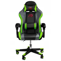 Игровое кресло Jumi Aragon ЭКО Кожа/ Черный Зелёный