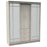 Шкаф Линейный ML-Mobila Diplomat 2000 200 x 53см x 210 / ДСП / Дуб Крафт Белый 