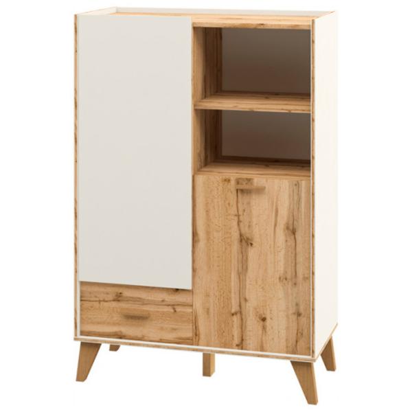 Комод Neman Scandi 132см x 81см x 40см/ ЛДСП/ Дуб вотан photo 1