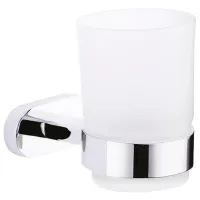 Pahar pentru periuțe de dinți Creavit Planet Alamă/ Transparent/ Pe perete