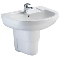 Умывальник Ege Vitrifiye Lagina 1th Прямоугольная/ Над прилавком/ Белый