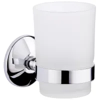 Стакан для зубных щёток Creavit Joyful Латунь/ Прозрачный/ На стене