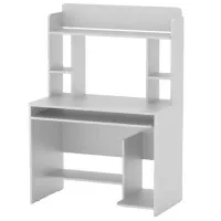 Офисный стол KompaniT СКМ-6 ДСП/ Белый