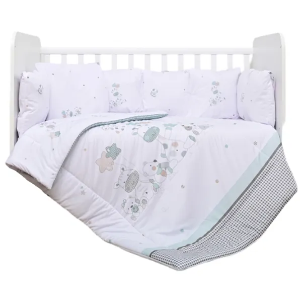 Детское постельное бельё Lorelli Lily Ranforce Giraffe (20800144001) Хлопок/ Белый Разноцветный photo 1