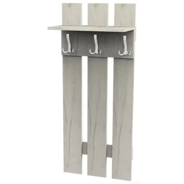 Cuier ML-Mobila № 2 PAL/ Stejar Craft Alb photo 1 Cuier ML-Mobila № 2 PAL/ Stejar Craft Alb photo 1