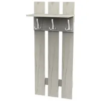 Cuier ML-Mobila № 2 PAL/ Stejar Craft Alb