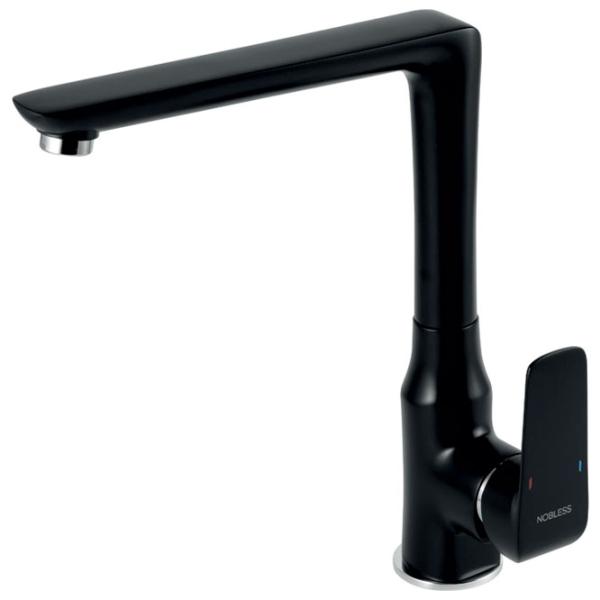 Baterie pentru bucătărie Ferro Tina Black 38714.5 Mono comandă/ pivotantă/ Alamă/ Black photo 1