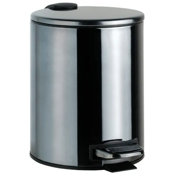 Coș de gunoi Bemeta Graphit 5 l/ Alamă/ Argintiu photo 1 Coș de gunoi Bemeta Graphit 5 l/ Alamă/ Argintiu photo 1