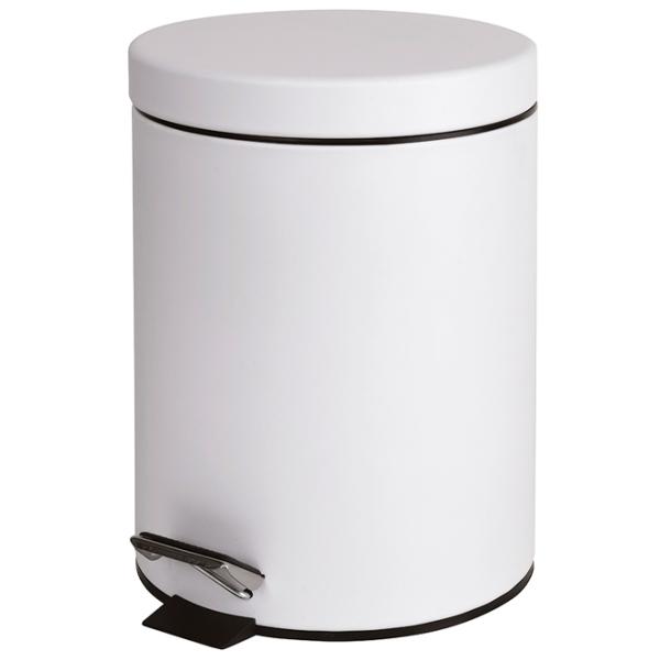 Coș de gunoi Bemeta 104315014 5 l/ Inox/ White photo 1