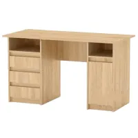 Masă de birou KompaniT Decan-2 PAL/ Oak