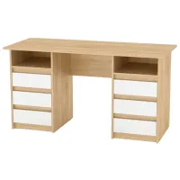 Masă de birou KompaniT Decan-3 PAL/ Oak