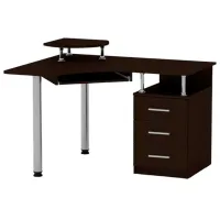 Офисный стол KompaniT СУ-2 ДСП/ Венге