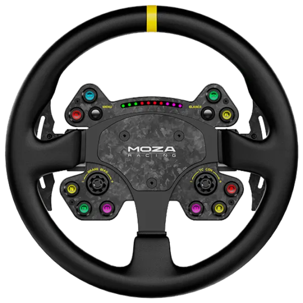 Volan Moza Racing RS V2 Fără fir/ 10 buttons/ Black photo 1