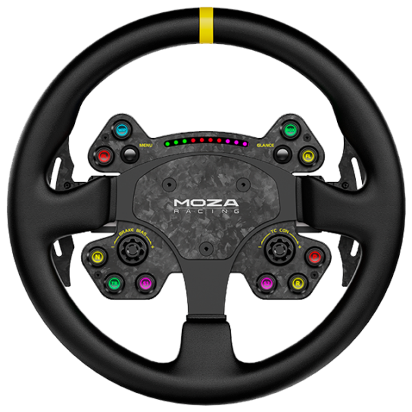 Volan Moza Racing RS V2 Fără fir/ 10 buttons/ Black photo 1