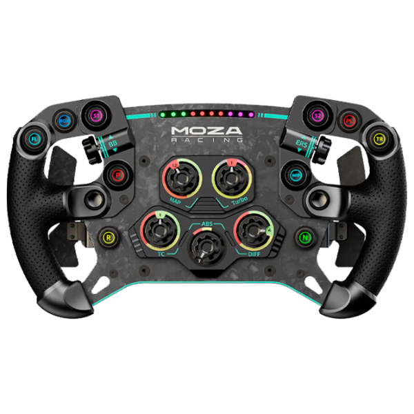 Volan Moza Racing GS V2P Fără fir/ 10 buttons/ Black photo 1