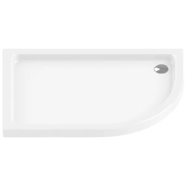 Cădiță de duș New Trendy Maxima Ultra R B-0335 Semicirculară  photo 1