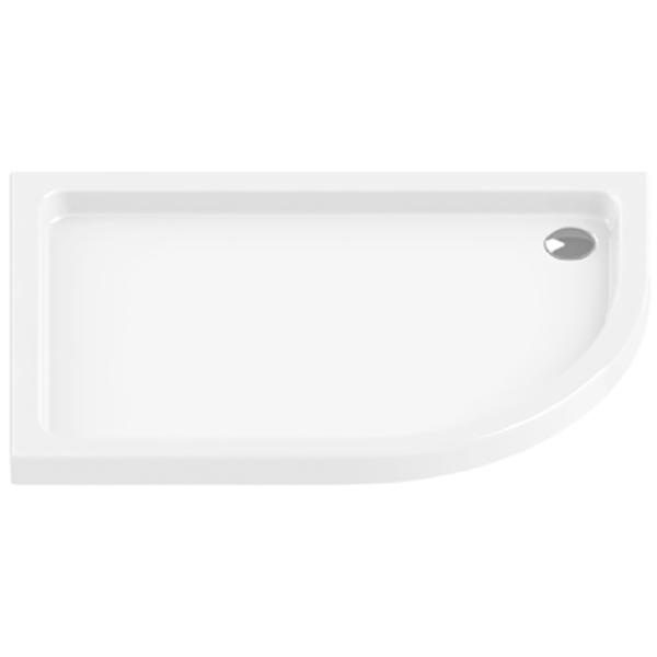 Cădiță de duș New Trendy Maxima Ultra R B-0335 Semicirculară  photo 1