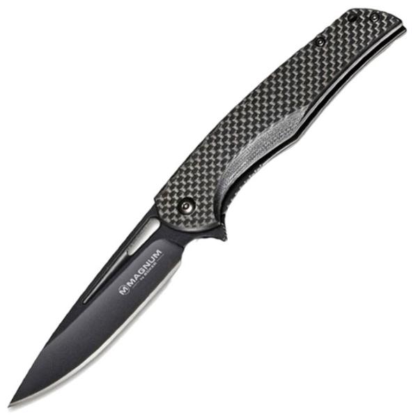 Нож Boker Magnum Black Carbon 01RY703 карманный/ 440A photo 1