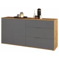 Comodă Sokme Nitro 80 x 160.1 x 40/ LPAL/ Gray