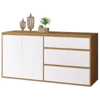 Comodă Sokme Nitro 80 x 160.1 x 40/ LPAL/ Alb