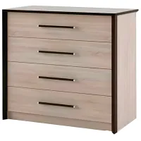 Комод Sokme Scarlet 82см x 80см x 46см/ ДСП/ Венге магия