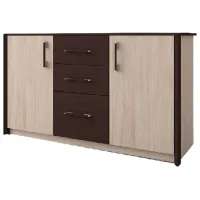 Comodă Sokme Scarlet 82 x 136 x 46/ PAL/ Wenge magie