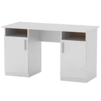 Офисный стол KompaniT Profesor ДСП/ Белый