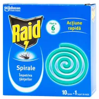 Spirală împotriva țânțarilor Raid 55818 Spirală