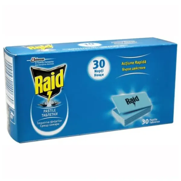 Pastilă Laminată Raid 55821 Tabletă/ fără miros photo 1