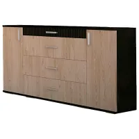 Comodă Sokme Mark 91.2 x 150 x 37/ PAL/ Rhodes Oak