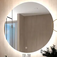Oglindă de baie Orka Altais Rotundă