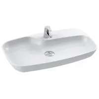 Lavoar Orka Nova Dreptunghiular/ Deasupra blatului/ White