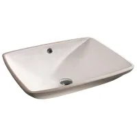 Lavoar Ege Vitrifiye Pinara Dreptunghiular/ Deasupra blatului/ White