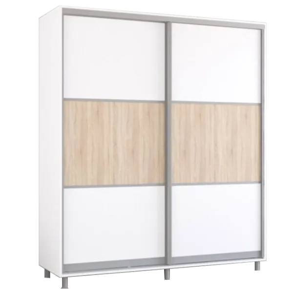 Dulap cupe Mobildor-Lux ARON 1900 K  190 x 60 x 230 / PAL / White photo 1