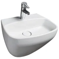 Умывальник Ege Vitrifiye Alvona 1th Прямоугольная/ Над прилавком/ Белый