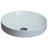 Умывальник Ege Vitrifiye Alvona Круглая/ Над прилавком/ Белый