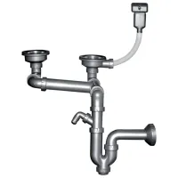 Сифон для раковины Ferro D.89 40 мм/ Пластик