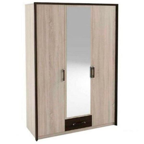 Dulap Linear Sokme SET SCARLET (3 uși) 136 x 58 x 212 / DSP / Stejar Sonoma photo 1