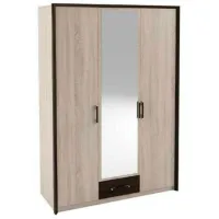 Dulap Linear Sokme SET SCARLET (3 uși) 136 x 58 x 212 / DSP / Stejar Sonoma