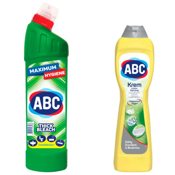 Набор для чистки ABC WC 750 ml +500 ml 8690511001973 жидкость / для отбеливания photo 1
