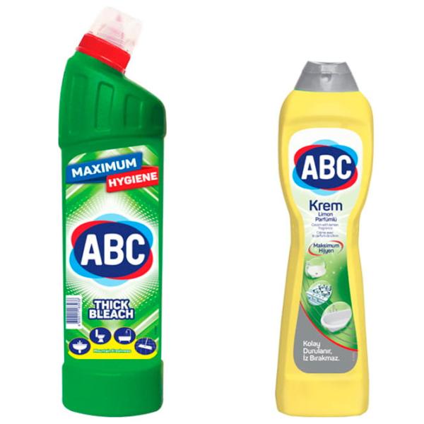 Набор для чистки ABC WC 750 ml +500 ml 8690511001973 жидкость / для отбеливания photo 1