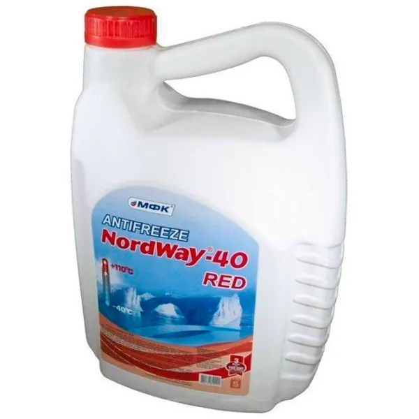 Antigel MFK NordWay G12 -40 Red 48127 10 l Red photo 1