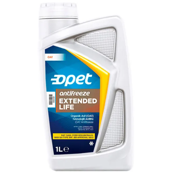 Антифриз Opet EXTENDED LIFE 54746 1 л Синий photo 1