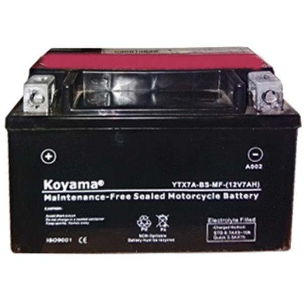 Acumulator moto Koyama YTX7A-BS 7 Ah photo 1