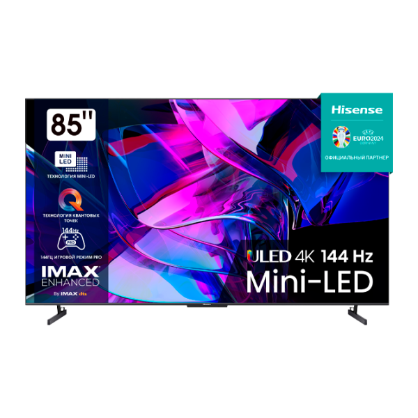 Televizor Hisense 85U7KQ 85"/ QLED/ 4K/ Smart/ Black photo 1