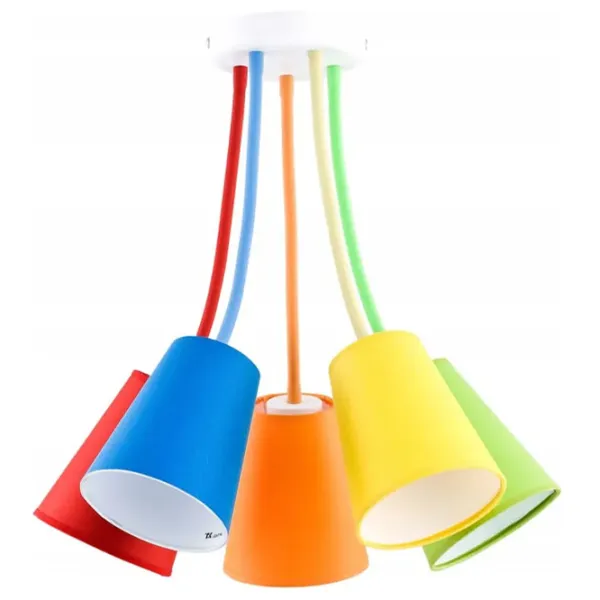 Lustră TK Lighting TK-2107 15 W/ 5 socluri - E27 photo 1 Lustră TK Lighting TK-2107 15 W/ 5 socluri - E27 photo 1