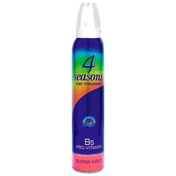 Spumă pentru păr 4 Seasons Super Hold 225 ml photo 1