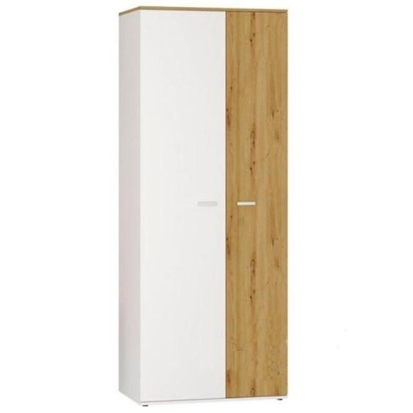 Dulap De unghi Sokme Barcelona 2D 80.3 x 37 x 202.6 / PAL / Stejar artisan/Alb photo 1