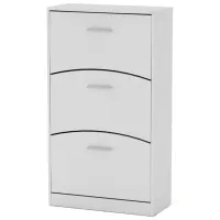 Dulap pentru încălțăminte ML-Mobila ТО- 3Б Н 123.2 x 70 x/ White/ White